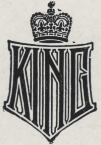 Emblem of the King Motor Car Company