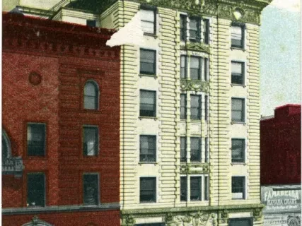 Postcard - Elks Temple, Detroit, Mich.