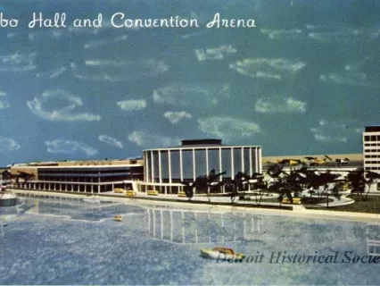 Postcard - Cobo Hall and Convention Arena