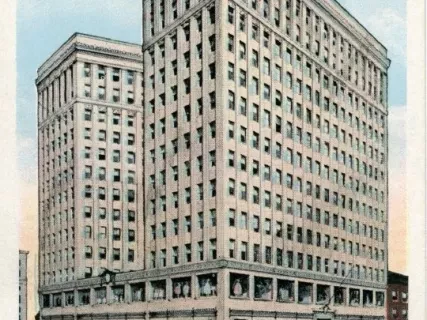 Postcard - Michigan Lafayette Building