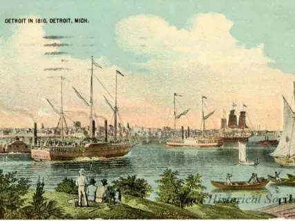 Postcard - Detroit in 1810, Detroit, Mich.