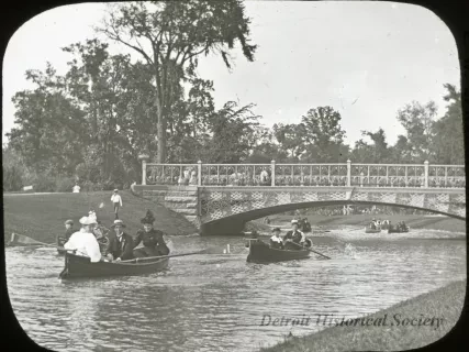 Transparency, Lantern-slide - Bridge - Belle Isle