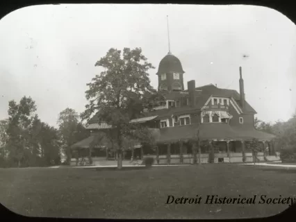 Transparency, Lantern-slide - Casino, Belle Isle - Detroit
