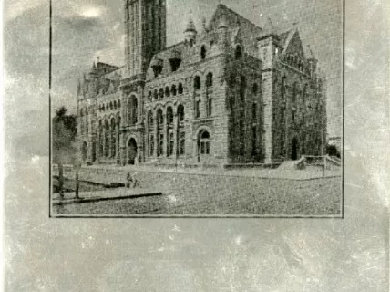 Postcard - Post Office, Detroit, Mich.