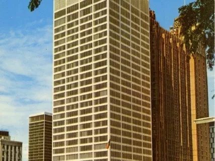 Postcard - Michigan Consolidated Gas Company Building