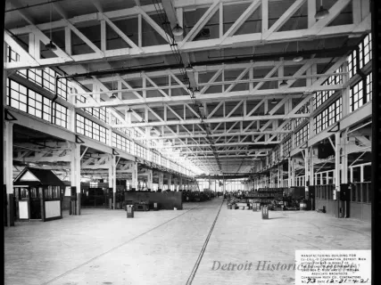 Negative, Film - Manufacturing Building for Ex-Cell-O Corporation, Detroit, Michigan