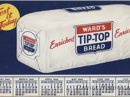 Blotter, Desk - Ward's Tip-Top Bread