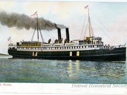 Postcard - S.S. Miami. - S.S. Miami