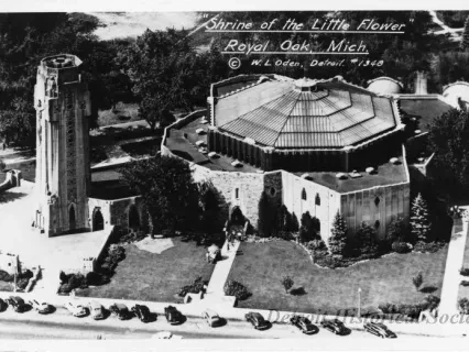 Postcard - Shrine of the Little Flower, Royal Oak, Mich.