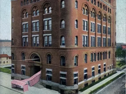 Postcard - Masonic Temple, Detroit, Mich. 1093
