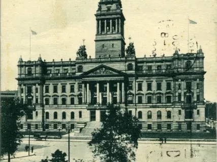 Postcard - County Bldg., Detroit, Michigan.