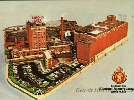 Postcard - Established 1859, The Stroh Brewery Company, Detroit U.S.A.