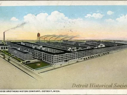 Postcard - Dodge Brothers Motor Company, Detroit Mich.