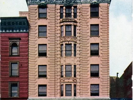 Postcard - Elks Temple, Detroit, Mich.