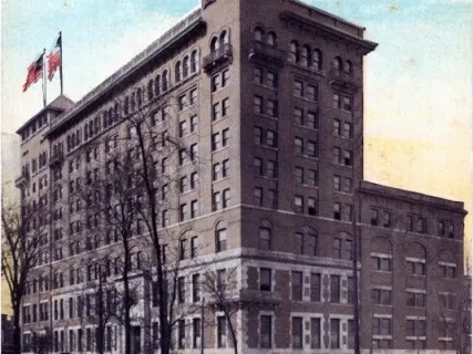Postcard - Y.M.C.A., showing New Addition, Detroit, Mich