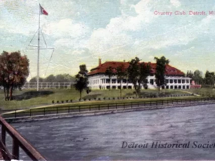 Postcard - Country Club, Detroit, Mich.