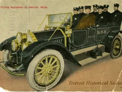 Postcard - Flying Squadron of Detroit, Mich.