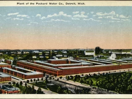 Postcard - Plant of the Packard Motor Co., Detroit, Mich.