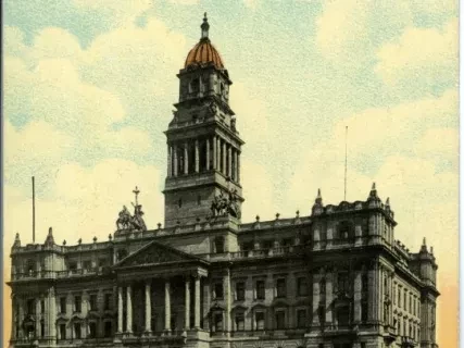 Postcard - Wayne County Building, Detroit, Mich.