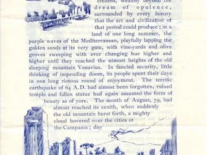 Brochure - A Pompeiian Festival