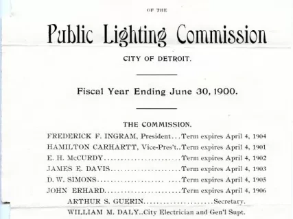 Report, Annual - Fifth Annual Report of the Public Lighting Commission