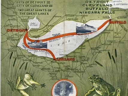 Brochure - D&C Lake Lines, Detroit, Cleveland, Buffalo, Niagara Falls