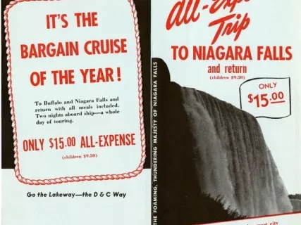 Brochure - D&C, All-Expense Trip to Niagara Falls & Return