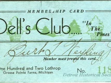 Card, Membership