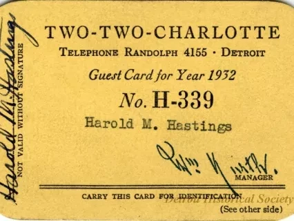 Card, Membership