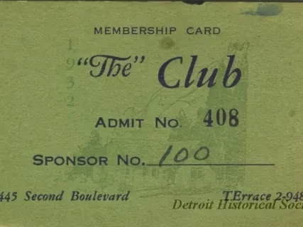 Card, Membership