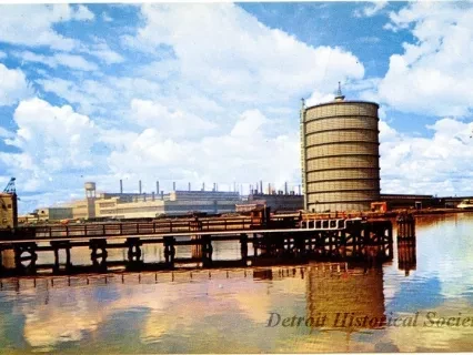 Postcard - The Ford Motor Company, River Rouge Plant, Dearborn, Michigan - Ford Motor Company, River Rouge Plant