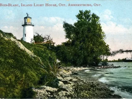 Postcard - Bois-Blanc, Island Light House, Opp, Amherstburg, Ont.