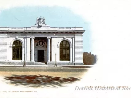 Postcard - State Savings Bank, Detroit.