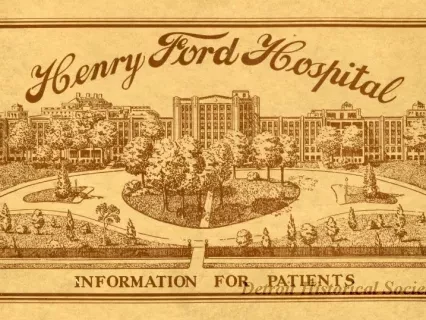 Booklet - Henry Ford Hospital, Information for Patients
