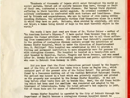 Transcript - Herman Kiefer Hospital