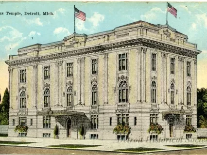 Postcard - Elks Temple, Detroit, Mich. - Elk's Temple, Detroit, Mich.