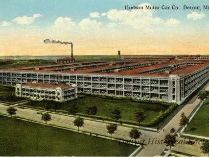 Postcard - Hudson Motor Car Co. Detroit, Mich.