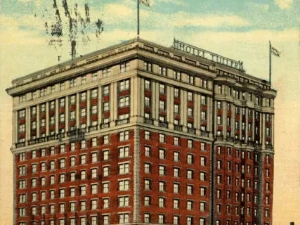 Postcard - New Tuller Hotel, Detroit, Mich.