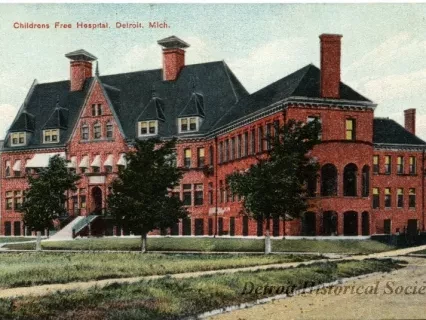 Postcard - Childrens Free Hospital, Detroit, Mich.