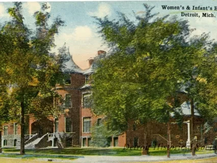 Postcard - Women's & Infant's Hospital, Detroit, Mich. - Women's & Infant's Hospital, Detroit, Mich.