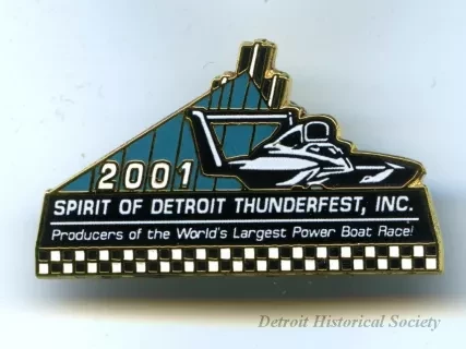 Pin, Lapel - Spirit of Detroit Thunderfest, Inc.