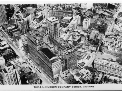 Postcard - The J. L. Hudson Company, Detroit, Michigan