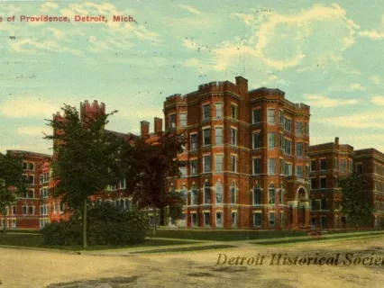 Postcard - House of Providence, Detroit, Mich.
