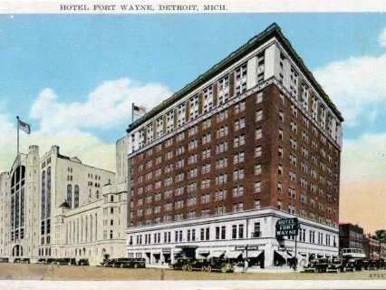 Postcard - Hotel Fort Wayne, Detroit, Mich.