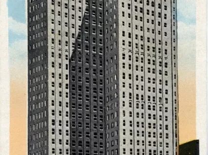 Postcard - New Buhl Building, Detroit, Mich.