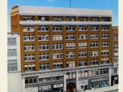 Postcard - Farwell Building, 1249 Griswold, Detroit 26, Mich.
At the Head of Griswold Street.