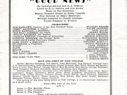 Program, Theater - The Playgoer