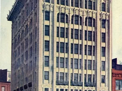 Postcard - Gas Company's Office, Detroit, Mich