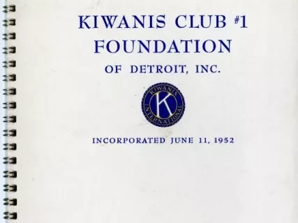 Booklet - Kiwanis Club #1 Foundation of Detroit, Inc.