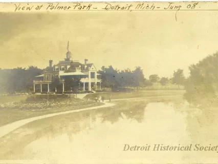 Postcard - View at Palmer Park - Detroit, MIch - June 08.